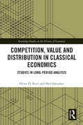Cover: Competition, Value and Distribution in Classical Economics - Routledge