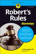 Cover: Robert's Rules For Dummies - Wiley