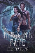Cover: Kissing Fate (The Death Chronicles, #7) - JET-Fueled Fiction