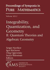 Abbildung von: Integrability, Quantization, and Geometry - American Mathematical Society