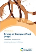 Cover: Drying of Complex Fluid Drops - Royal Society of Chemistry