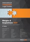 Cover: The International Comparative Legal Guide to Mergers & Acquisitions 2021 - Global Legal Group Ltd
