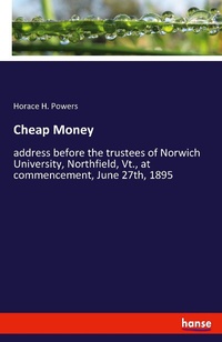 Enlarge image Cover: Cheap Money - Hansebooks