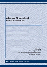 Enlarge image Cover: Advanced Structural and Functional Materials - Trans Tech Publications Ltd