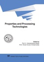 Cover: Properties and Processing Technologies - Trans Tech Publications Ltd