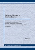 Cover: Workshop Advances in Materials Sciences - Trans Tech Publications Ltd