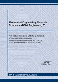 Abbildung von: Mechanical Engineering, Materials Science and Civil Engineering V - Trans Tech Publications Ltd