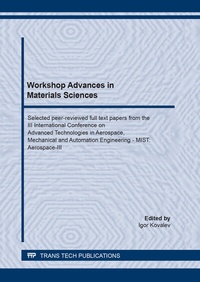 Abbildung von: Workshop Advances in Materials Sciences - Trans Tech Publications Ltd