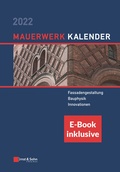 Cover: Mauerwerk-Kalender 2022 - Ernst & Sohn