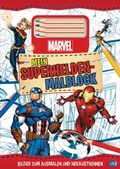 Cover: MARVEL Mein Superhelden-Malblock - Bilder zum Ausmalen und Heraustrennen - cbj
