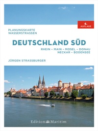 Abbildung von: Planungskarte Wasserstraßen Deutschland Süd - Delius Klasing