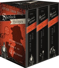 Abbildung von: Sherlock Holmes - Sämtliche Werke in 3 Bänden (Die Erzählungen I, Die Erzählungen II, Die Romane) (3 Bände im Schuber) - Anaconda Verlag