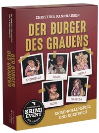 Abbildung von: Der Burger des Grauens. Krimidinner-Rollenspiel und Kochbuch. Für 6 Spieler ab 12 Jahren. - Bassermann