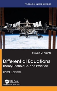 Enlarge image Cover: Differential Equations - Chapman & Hall/CRC