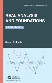 Abbildung von: Real Analysis and Foundations - Chapman & Hall/CRC