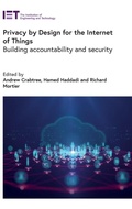 Cover: Privacy by Design for the Internet of Things - Institution of Engineering and Technology
