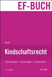 Abbildung von: Kindschaftsrecht - Manz