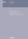 Cover: Kerygma Petri und Quadratus - Verlag Herder