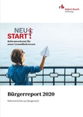 Cover: Neustart! B&uuml;rgerreport 2020 - Robert Bosch Stiftung GmbH