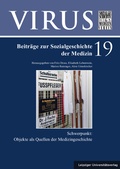 Cover: Objekte als Quellen der Medizingeschichte - Leipziger Uni-Vlg