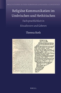 Abbildung von: Religioese Kommunikation im Umbrischen und Hethitischen - Brill