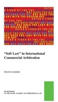 Cover: "Soft Law" in International Commercial Arbitration - Martinus Nijhoff