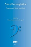 Cover: Arts of Incompletion - Brill