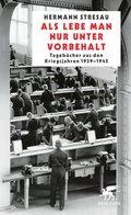 Cover: Als lebe man nur unter Vorbehalt - Klett-Cotta