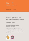 Cover: The COVID-19 pandemic and structural transformation in Africa - German Institute of Development and Sustainability (IDOS) gGmbH