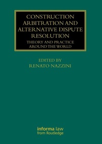 Abbildung von: Construction Arbitration and Alternative Dispute Resolution - Routledge