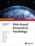 Bild: Web-Based Research in Psychology - Hogrefe Publishing