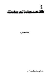 Abbildung von: Attention and Performance Xiii - Psychology Press Ltd