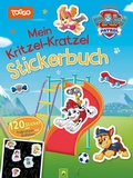 Cover: PAW Patrol Mein Kritzel-Kratzel Stickerbuch mit Bambus-Stick - Schwager & Steinlein