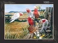 Cover: Galah Quintet 1000pc puzzle - Garry Fleming Publishing