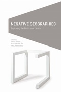 Cover: Negative Geographies - University of Nebraska Press