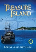 Cover: Treasure Island (Annotated, Large Print) - Sastrugi Press LLC