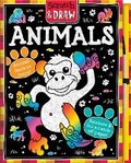 Cover: Scratch & Draw Animals - Scratch Art Activity Book - Two Windmills Limited