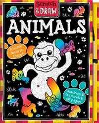 Enlarge image Cover: Scratch & Draw Animals - Scratch Art Activity Book - Two Windmills Limited
