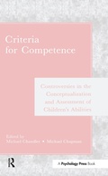 Cover: Criteria for Competence - Psychology Press Ltd