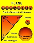 Cover: Plane Geometry Practice Workbook with Answers - Zishka Publishing