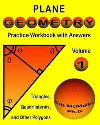 Enlarge image Cover: Plane Geometry Practice Workbook with Answers - Zishka Publishing