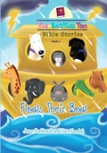 Cover: Floats Their Boat (The BackYard Trio Bible Stories, #2) - Set in Stone Press
