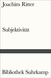 Abbildung von: Subjektivität - Suhrkamp