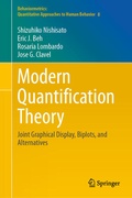 Cover: Modern Quantification Theory - Springer