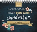 Abbildung von: Mach dein Jahr wunderbar! - 52 Sprüche, die inspirieren, motivieren, glücklich machen - Lingen Verlag