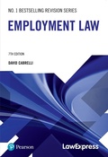 Cover: Law Express: Employment Law - Pearson