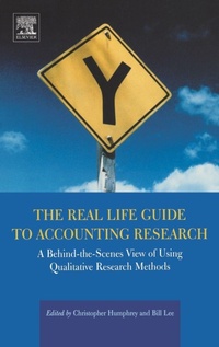 Enlarge image Cover: The Real Life Guide to Accounting Research - Elsevier