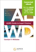 Cover: Alwd Guide to Legal Citation - Aspen Publishing