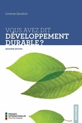 Abbildung von: Vous avez dit développement durable? 2e édition - Presses internationales Polytechnique