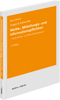 Enlarge image Cover: Melde-, Mitteilungs- und Informationspflichten - Behr's GmbH
